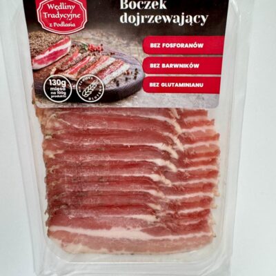 Boczek dojrzewający  plastry 80 g